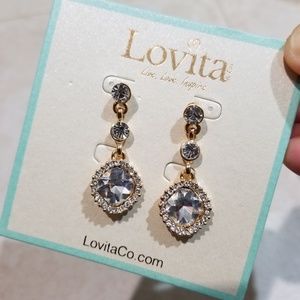 Lovita rhinestones fashion earrings